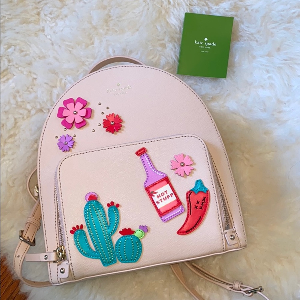 Kate Spade pink leather backpack 🎒💕🌶🌵